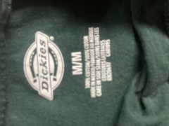 Dickies work shirt 100% Cotton green size Medium