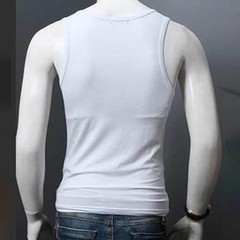 Men’s U-Neck Tank Top Sleeveless Fitness Vest for Gym Training and Sports Use