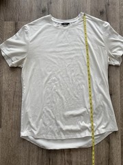 JMIERR Men’s Solid Knit Crew Neck Short Sleeve Shirt XL Extra Large White