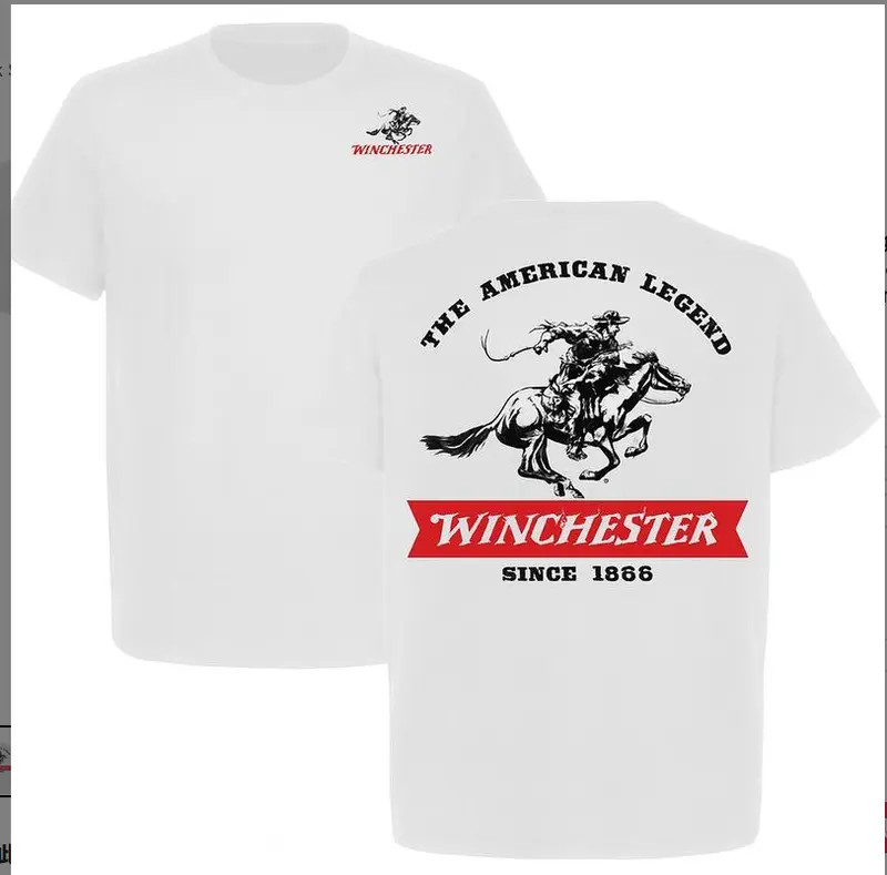 Winchester The American Legend Cowboy T-Shirt, Full-Color Tee Since 1866