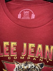 Lee Jeans Original Short Sleeve T-shirt, NWT, Men’s XL, Tiger