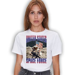 United States Space Force T-Shirt – Space Military Astronaut Graphic Tee