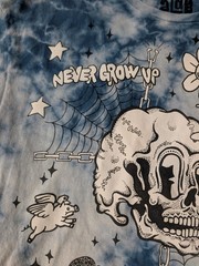 Alab Never Grow Up Tie Dye Tee Shirt Pre Owned Excellent