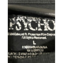 American Psycho Movie Graphic T-Shirt Mens Large Black Cotton Horror Film Tee