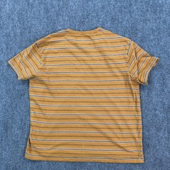 Corridor New York Shirt Mens Medium Yellow NYC Stripe Pocket Tee India Jersey