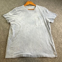 Abercrombie Fitch Muscle Pocket T-Shirt Mens XL Heather Sky Blue Everyday