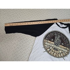 Stone Temple Pilots 2011 Concert Tour Raglan Baseball Tee Mens Small Black White