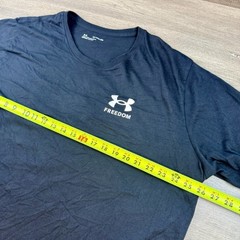 Under Armour UA Freedom Flag Short Sleeve T-Shirt Men’s 3XL Black Loose Fit Crew