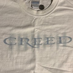 Vintage Creed Weathered Band Tee Size L Rock Music Graphic Shirt