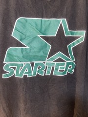 Starter Men’s XL USA large spell out Graphic Print T-Shirt 90s single stitch ￼