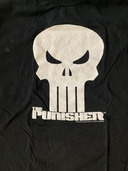 Vintage Y2K Marvel Mad Engine Punisher Logo Shirt XL very Clean