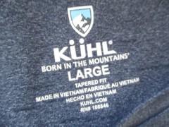 Kuhl T Shirt Mens Large Intent Krew Stretch Lightweight Long Sleeve Athleisure