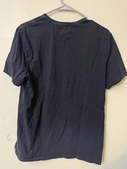 Tommy Hilfiger Mens Size L Crew Neck T Shirt Short Sleeve Logo Navy Blue