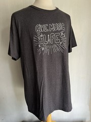 FENDER (2016) Official “Give Music Life” Music Foundation Guitar T-Shirt Sz 2XL