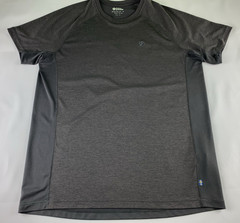 Fjall Raven Shirt Mens Size XL Short Sleeve Crew Neck Outdoors Brown