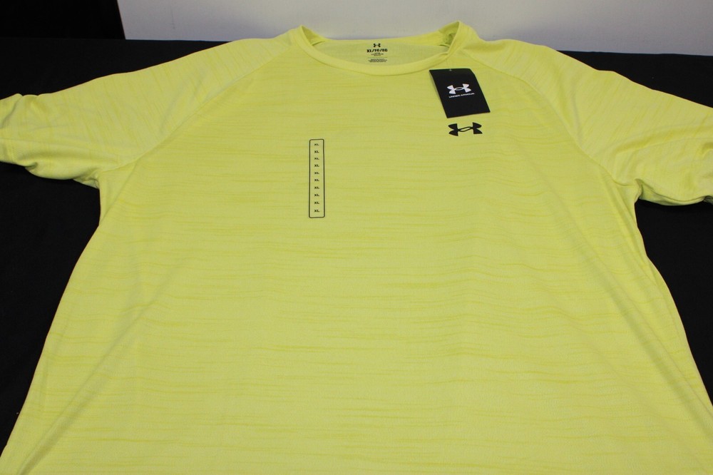 Under Armour Tiger Tech 2.0 Shirt Men’s L Yellow Loose Fit 1377843-743 New