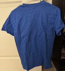 They Live Men Blue TShirt Rucking Fotten Roddy Piper Size Small Blue Variant OOP