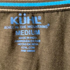 Kuhl Mens Organic Cotton Wildfibre Short Sleeve T-Shirt Hiking Outdoor Sz Medium