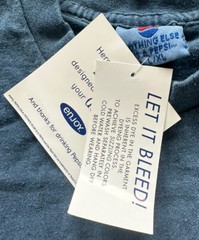 VTG Pepsi T Shirt Sz L/XL Made USA 100 Percent Guaranteed Blue Single Stitch