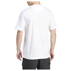 adidas Essentials Crew Neck Short Sleeve T-Shirt Mens White Casual Tops IZ2098-A