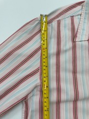 Tommy Hilfiger Denim Boys Shirt Multicolor Striped Button Up Size L New