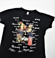 Sol’s Regent Euro Artists T Shirt Adult Sm Pre Owned Black