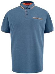 D555 HARVEY Short Sleeve Pique Polo Shirt Teal size 2XL 3XL 4XL 5XL 6XL