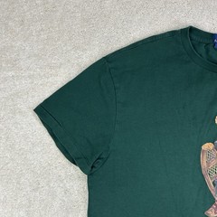 POLO Ralph Lauren Men’s Classic Fit Holiday Ski Polo Bear Dark Green T Shirt L