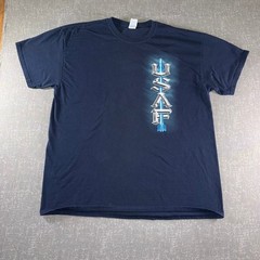 US Air Force USAF Graphic T-Shirt Mens XL Navy Blue MCMXLVII 1947 Eagle Eagle