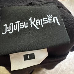 Jujutsu Kaisen Poster Tee Black Mens L T-Shirt NWOT Fast Shipping!