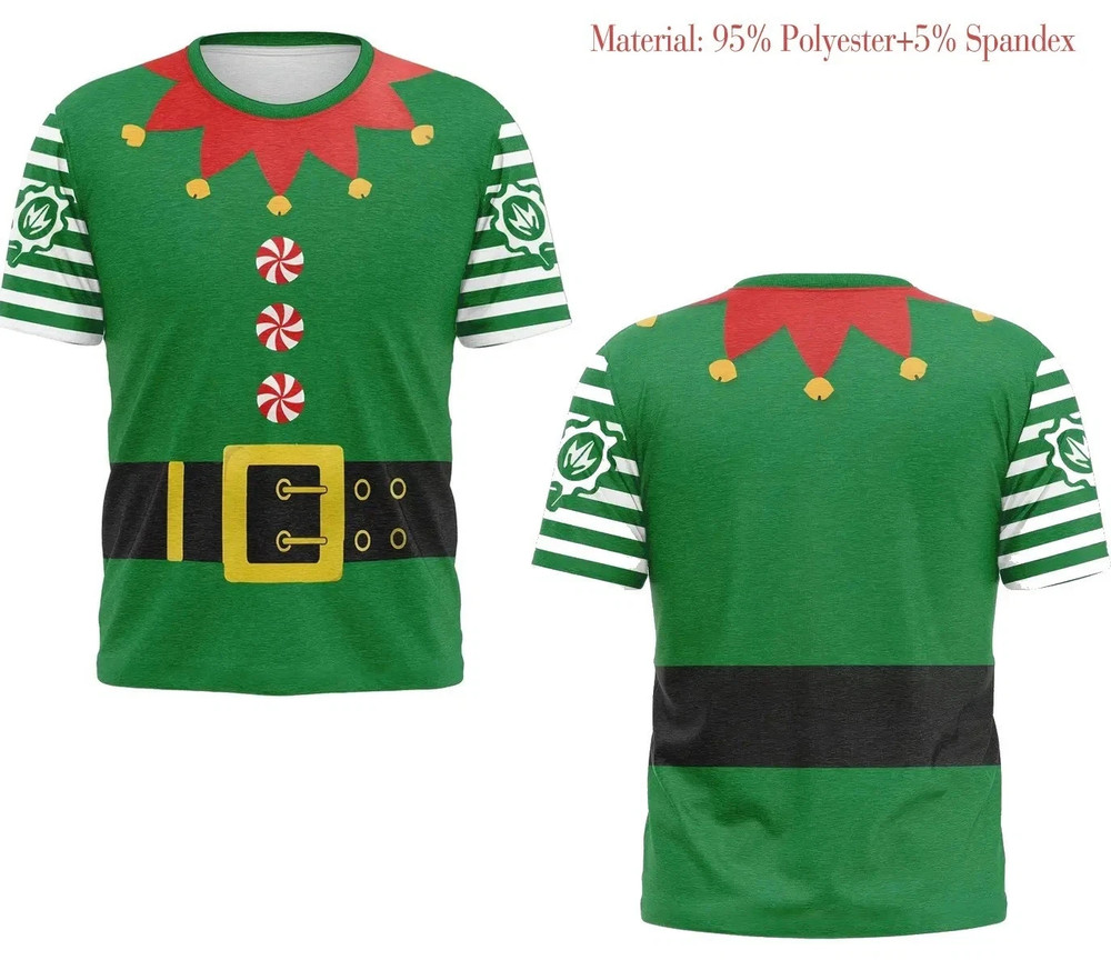Christmas gift Santa’s little elf 3D AOP Unisex All Size T-Shirt K1153