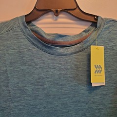 All In Motion turq. stretch SS tee mens sz. XL