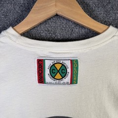 Vintage Cross Colors Shirt Mens Small White 90s Black Culture USA Magic Johnson