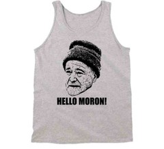 Grumpy Old Men Quote Hello Moron Fan T Shirt