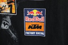 Y2K Streetwear Mens Medium Red Bull KTM Factory Racing Aaron Plessinger T-Shirt