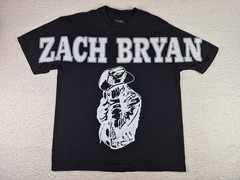 Zach Bryan Burn Burn Burn Tour Shirt Medium Black Concert Promo Merch Size Large