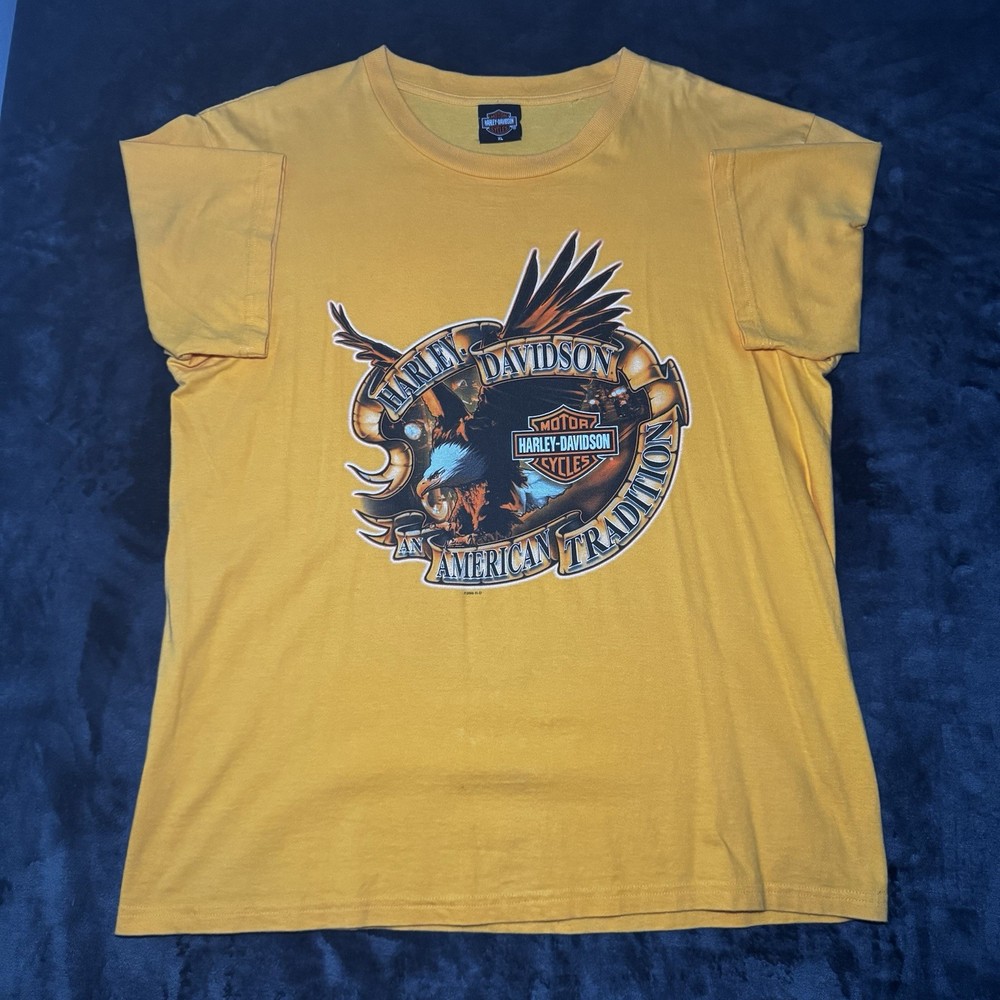 Vintage Harley Davidson Motorcycle T-Shirt Men’s XL Concord NC NASCAR Biker