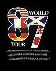 DEF LEPPARD cd cvr HYSTERIA WORLD TOUR 1987 Official 2-SIDED SHIRT XL New