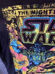 Star Wars “The Mighty Vader” Comic Book Theme Splatter T-Shirt Adult Size Large