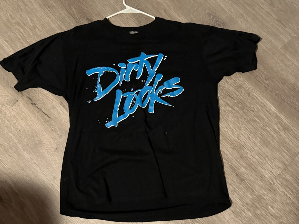 (original) Vintage Dirty Looks – BLUE TEQUILLA “bottoms up” XL T-Shirt (RARE!)