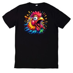 Funny Chicken Face T Shirt