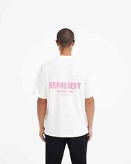 Represent Owners Club T-Shirt Flat White/Bubblegum Large