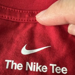 NIKE TEE KOBE BRYANT LOGO [FZ8071-636] LOOSE FIT T SHIRT RED MAMBA SZ L