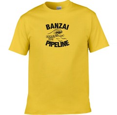 Banzai Pipeline ‘Surf’s Up’ Souvenir T-Shirt – Retro Surfer, Various Colours