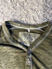 Buckle Black Shirt Adult Extra Large 1XL Green Short Sleeve Casual Mens A234****