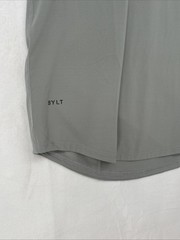 NEW BYLT Drop Cut SS Shirt Mens Large Grey BYLT Blend Premium Basics Tee