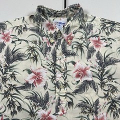 Vintage Reyn Spooner Hawaiian Shirt Quarter Button Up Men’s Size XL Flowers AOP