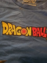 Dragon Ball Super Blue Chibi Adult T Shirt Size L Goku Piccolo Vegeta Shenron
