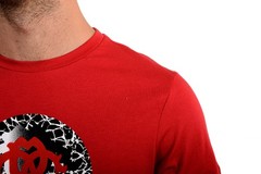 Roberto Cavalli “Beachwear” Men’s Red Graphic Print T-Shirt US 2XL IT 56