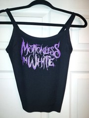 Motionless in white crop top motionless in white tank top Any Color Logo Addnote